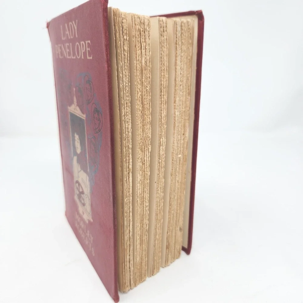 Vintage Red Hard Cover Lady Penelope Author Morley Roberts Pub. 1905 - Picture 11 of 14